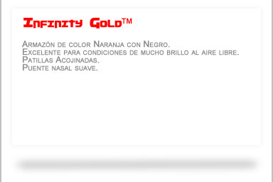 Infinity Gold Crossfire Text