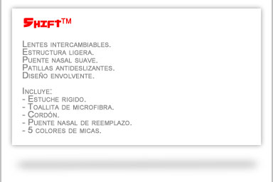 Shift EV161 Text